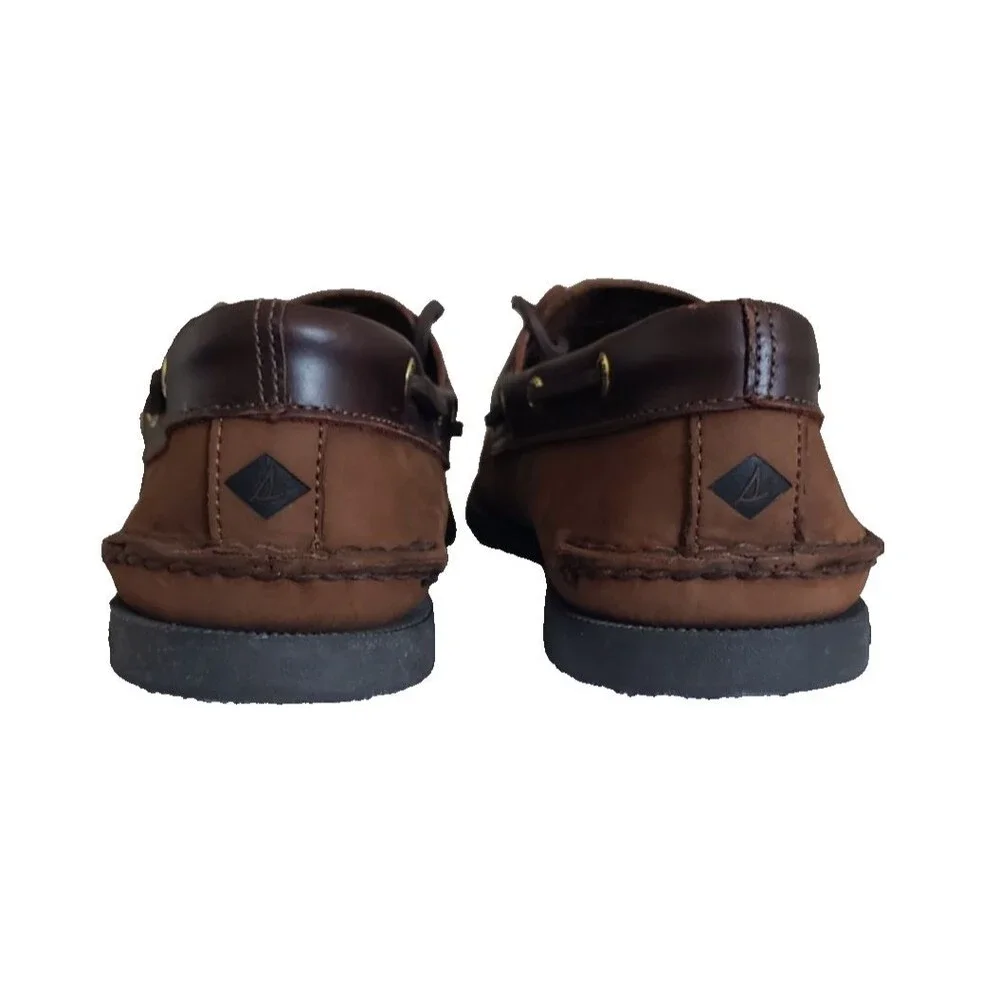 Sperry Top-Sider Boat Shoes Sneakers Men's Size 14 M Brown Leather 0195412
